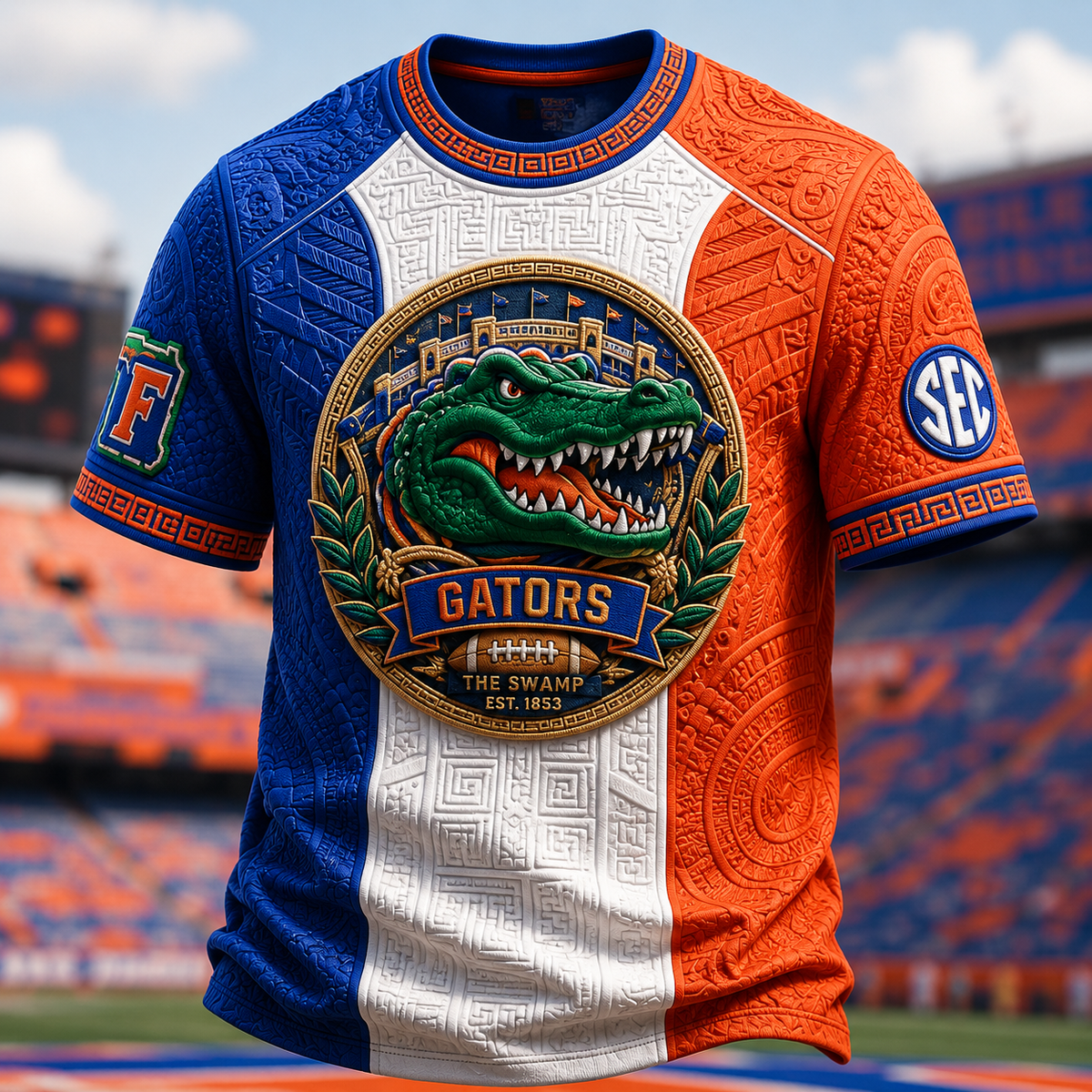 Florida Gators Football Team SEC Logo T-Shirt Florida Gators Merch Fans Gears - Foxy23shop