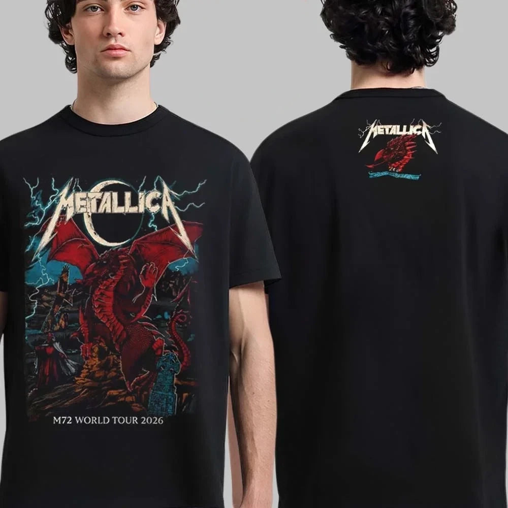 Metallica M72 Cardiff Wales 2026 Event T-Shirt Metallica Merch Great Gift For Music Fans - Foxy23shop