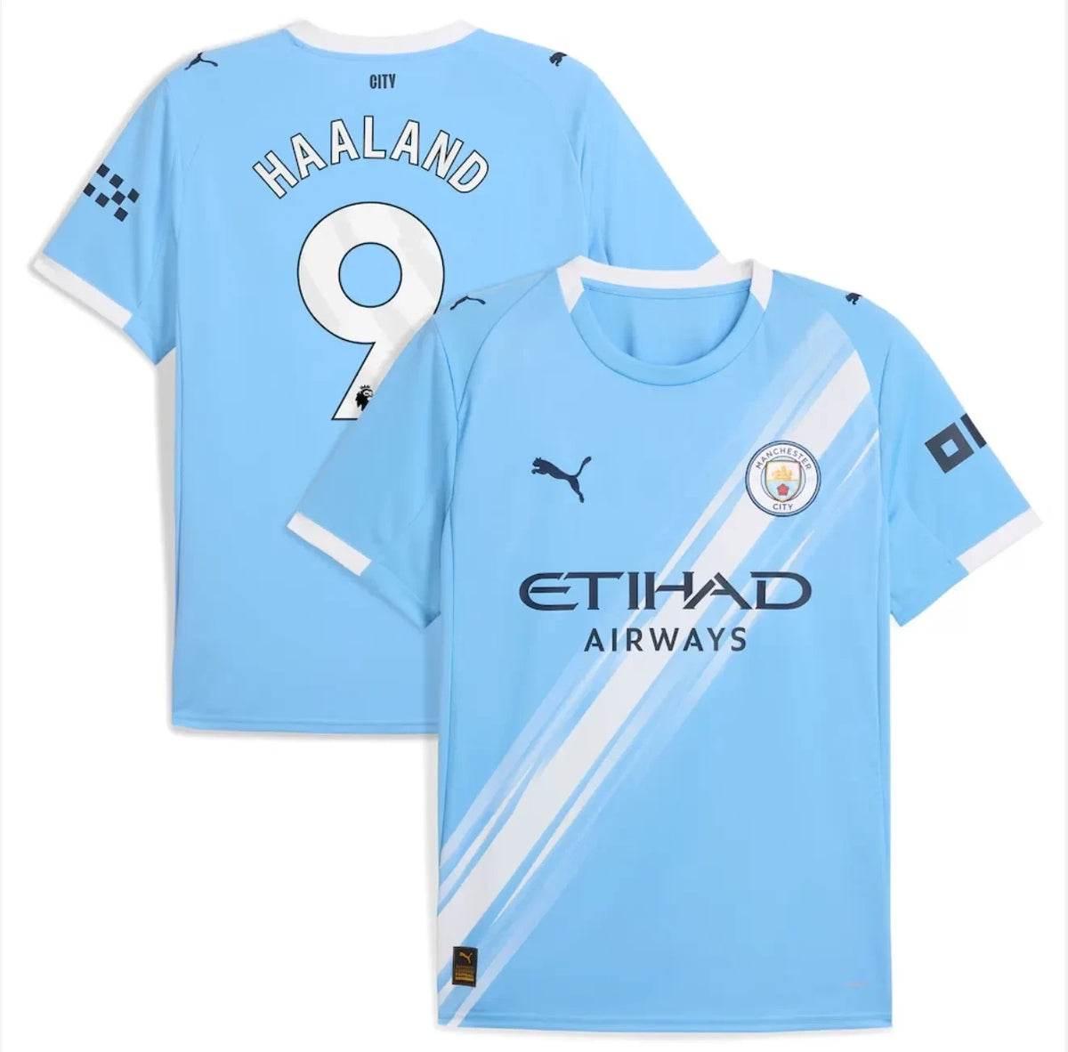 Erling Haaland Manchester City 2025 26 T-Shirt Erling Haaland Merch Soccer Gear - Foxy23shop
