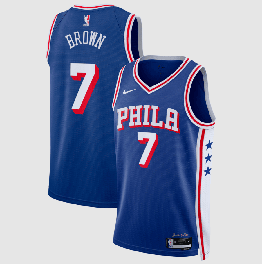 Jaylen Brown Philadelphia 76ers V-Neck Shirt Basketball Merch Best Fan Gears - Foxy23shop