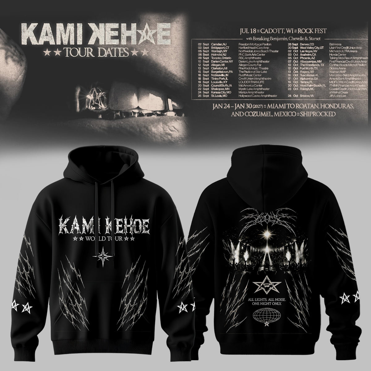 Kami Kehoe Merch Kure World Tour 2026 Hoodie Unique Gift For Music Buffs - Foxy23shop