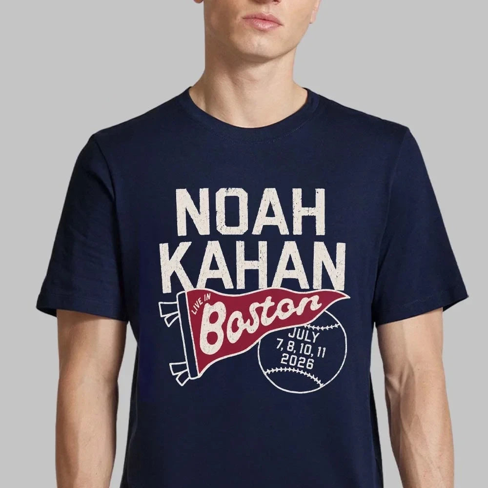 Noah Kahan Merch Live In Boston 2026 T-Shirt Noah Kahan Clothes Music Fan Gift - Foxy23shop