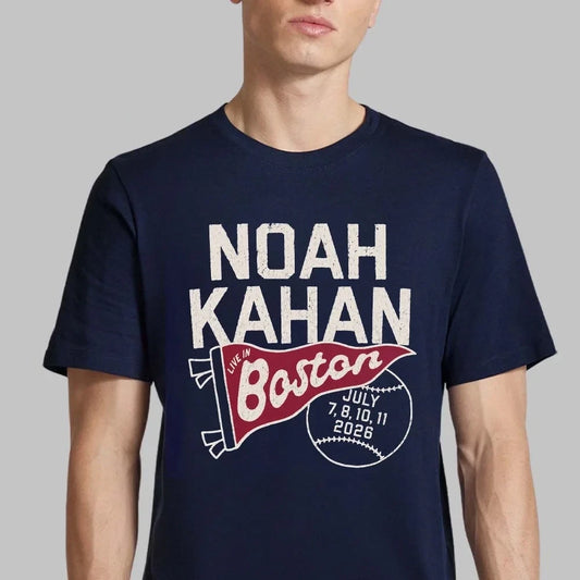 Noah Kahan Merch Live In Boston 2026 T-Shirt Noah Kahan Clothes Music Fan Gift - Foxy23shop