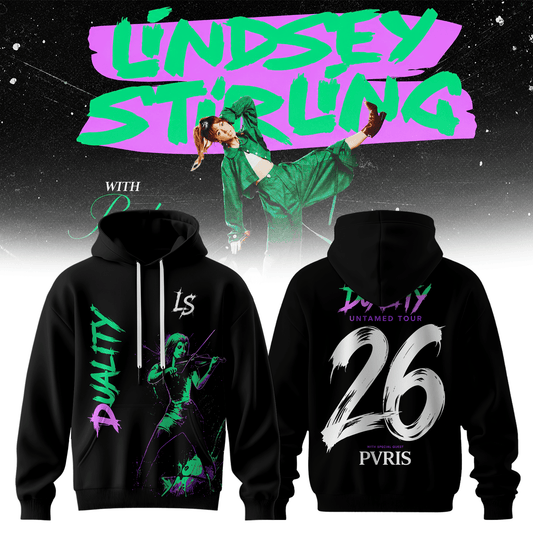 Lindsey Stirling Merch Duality Untamed Tour 2026 Hoodie Birthday Gift For Lindsey Stirling Fans - Foxy23shop