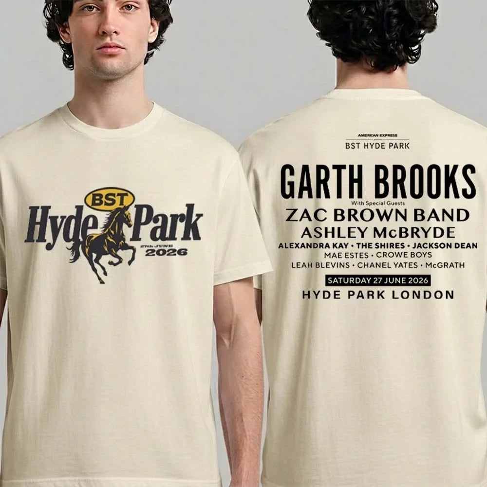 Garth Brooks BST Hyde Park 2026 Event T-Shirt Best Gift For Garth Brooks Fans - Foxy23shop
