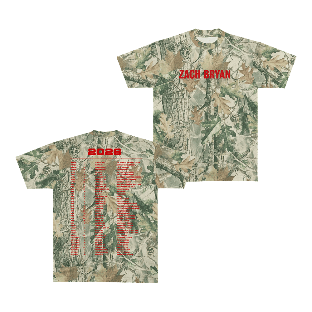 Zach Bryan With Heaven On Top Camo Shirt Zach Bryan Merch Country Fan Gifts - Foxy23shop