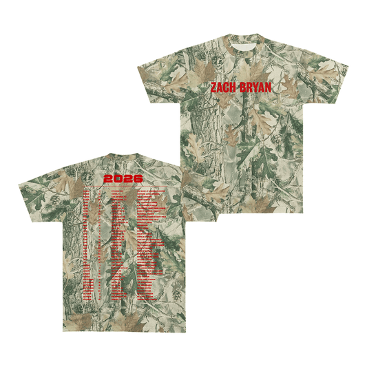 Zach Bryan With Heaven On Top Camo Shirt Zach Bryan Merch Country Fan Gifts - Foxy23shop