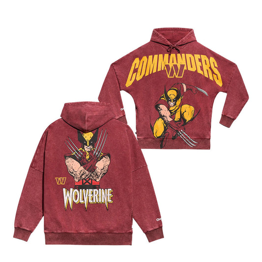 Washington Commanders X Wolverine Graphic Hoodie Best Gifts For Washington Commanders Fans - Foxy23shop
