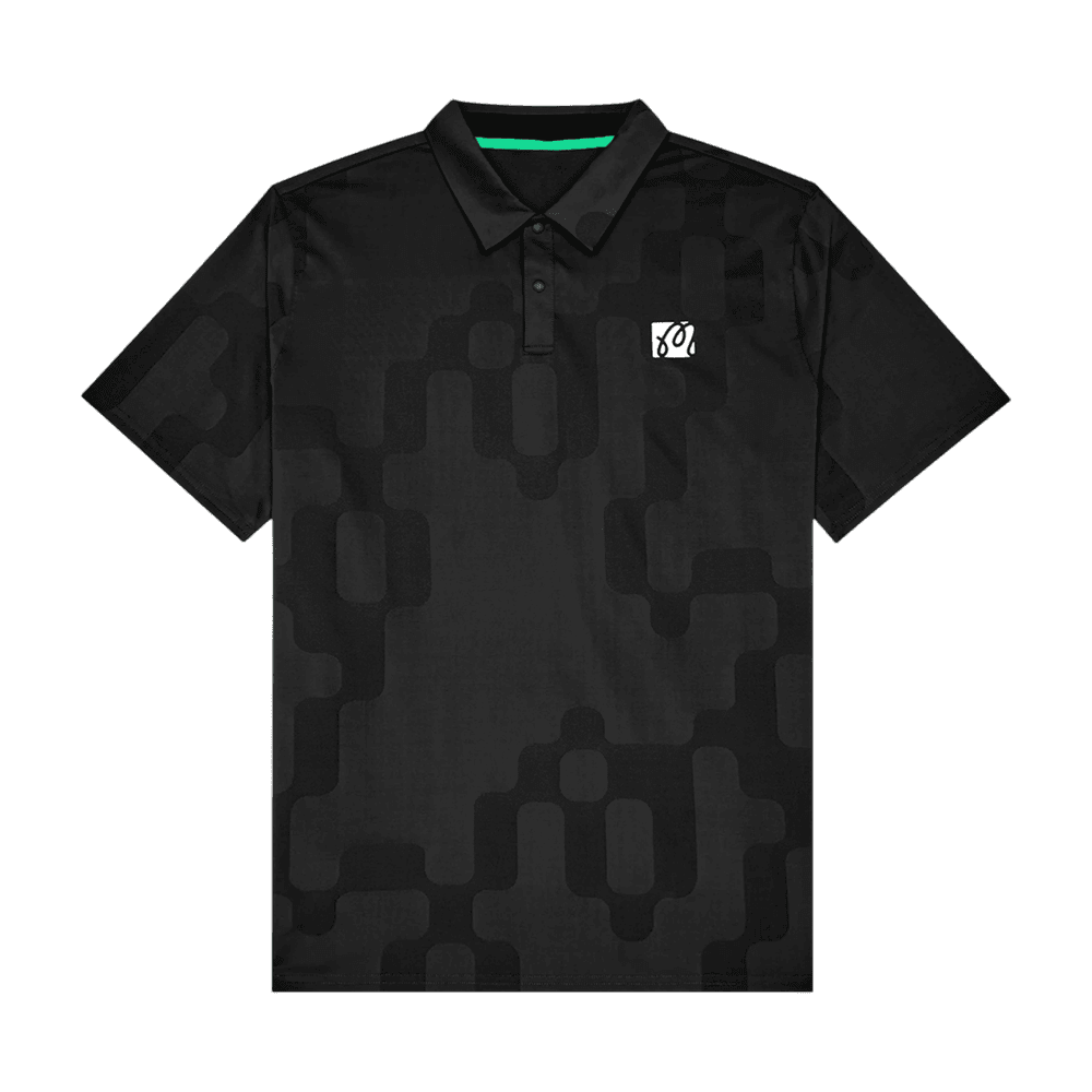 Malbon Performance Mesh Paneled Polo Shirt Malbon Apparel Cool Gifts For Golfers - Foxy23shop