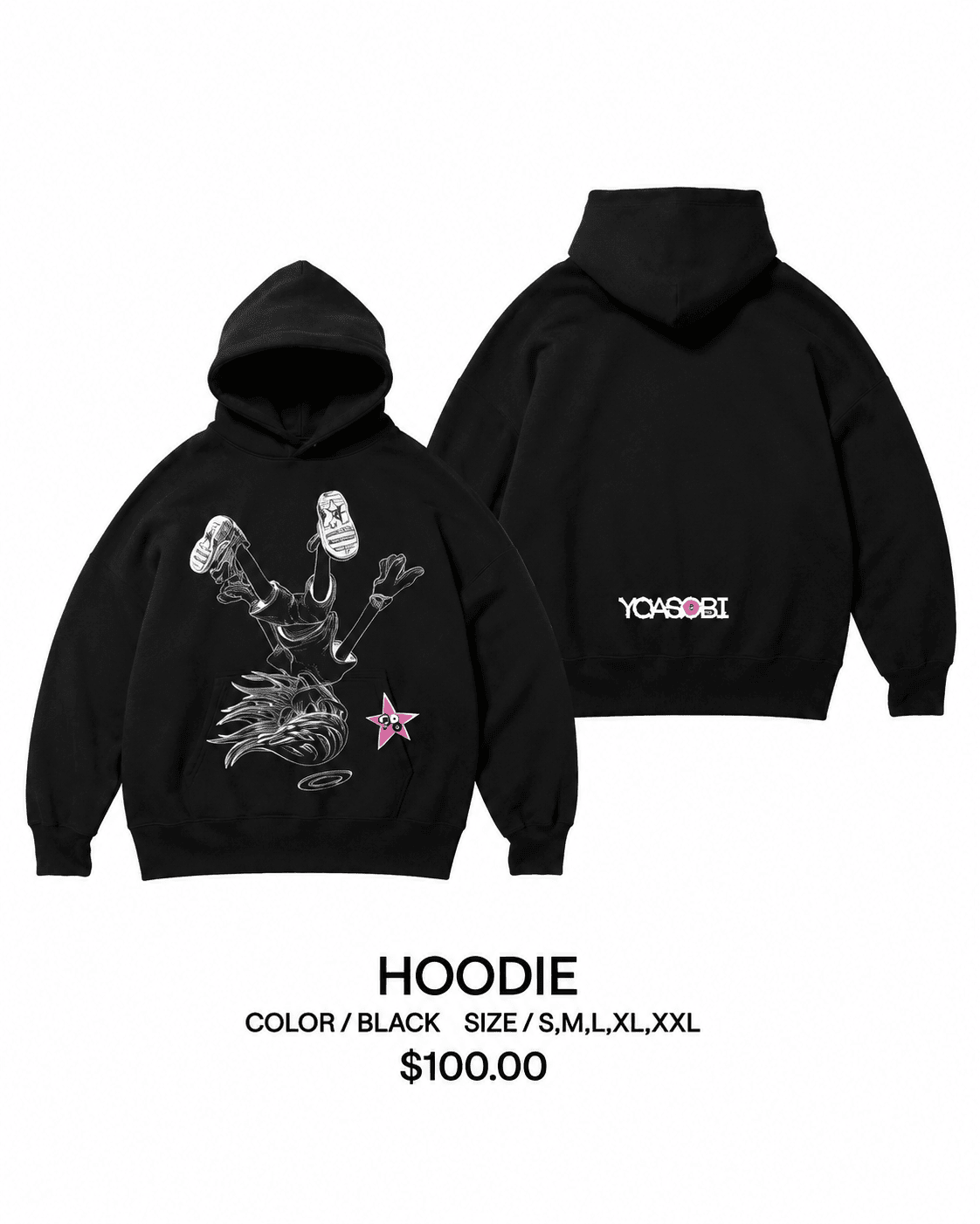 YOASOBI Never Ending Stories NA Tour 2026 Hoodie YOASOBI Apparel Fan Gifts - Foxy23shop