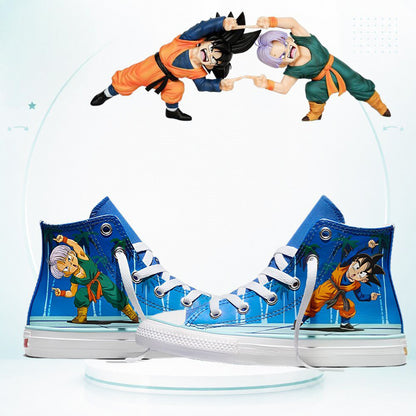 Dragon Ball Z Powers Up Sneaker Trunk X Goten Fusion Edition Shoes 2026 Best Gift For Cartoon Fans - Foxy23shop