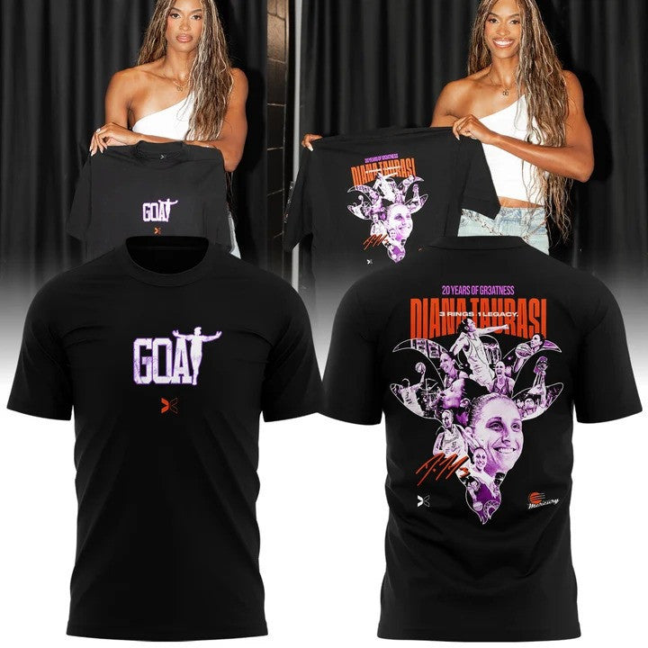 Phoenix Mercury x Togethxr Diana Taurasi GOAT Shirt Phoenix Mercury Gears Fan Gifts - Foxy23shop