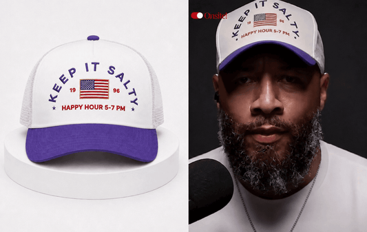 Royce White Keep It Salty Happy Hour 5 7 Pm Hat Royce White Baseball Cap - Foxy23shop