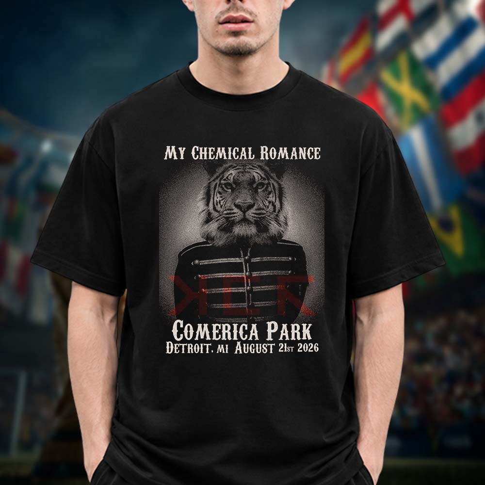 My Chemical Romance X Detroit Tiger At Comerica Park In Detroit MI Shirt My Chemical Romance Lovers Gift Ideas - Foxy23shop