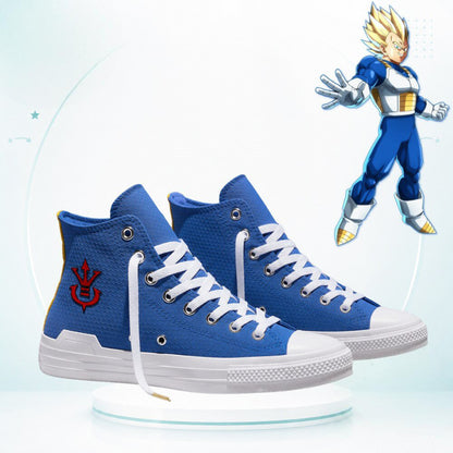 Dragon Ball Z Powers Up Vegeta 2026 Sneakers Dragon Ball Z Merch Best Gift Ideas - Foxy23shop