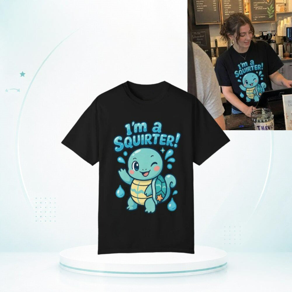 I'm A Squirter The Squirty Pokemon T-Shirt Funny Pokemon Graphic Tee Gift For Brother - Foxy23shop
