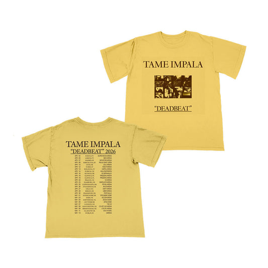 Tame Impala Merch Deadbeat Tour 2026 T-Shirt Unique Present For Music Fans - Foxy23shop