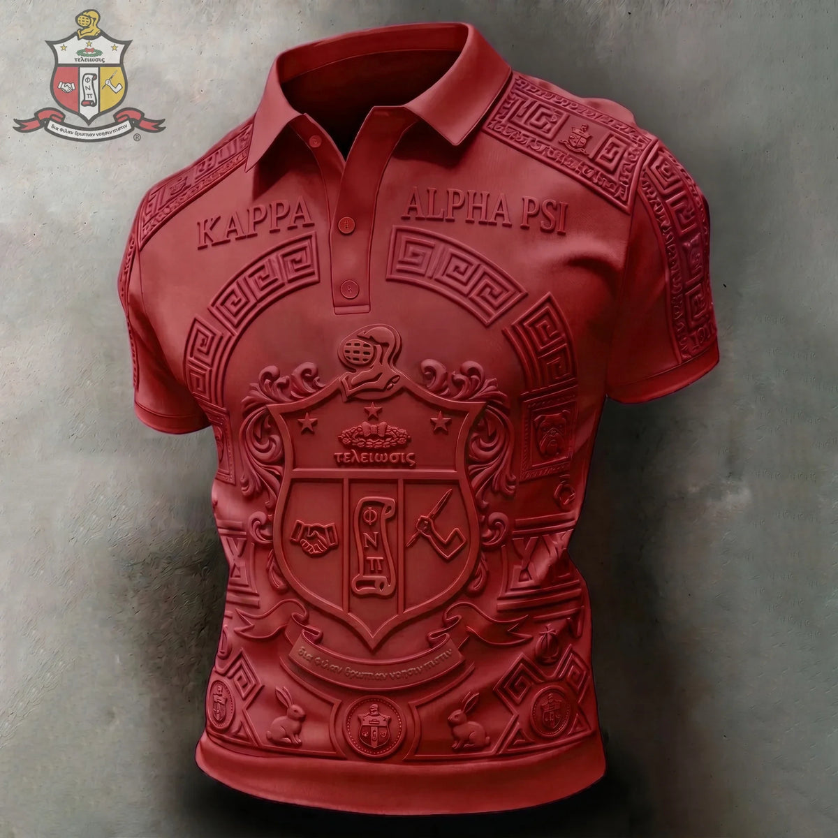Kappa Alpha PSI Fraternity Polo Shirt Kappa Alpha PSI Merch Cool Gift For Husband - Foxy23shop