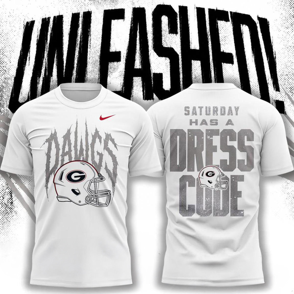 Georgia Bulldogs Whiteout Dawgs Shirt Georgia Bulldogs Gears Football Lovers Gifts - Foxy23shop