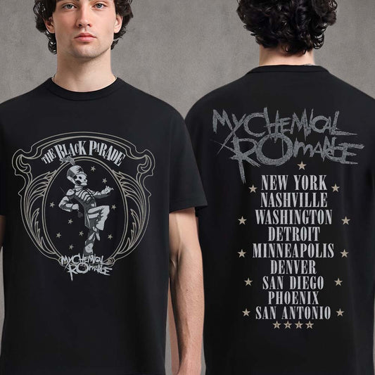 My Chemical Romance The Black Parade Tour 2026 NA Shirt Best Gifts For Rock Lovers - Foxy23shop