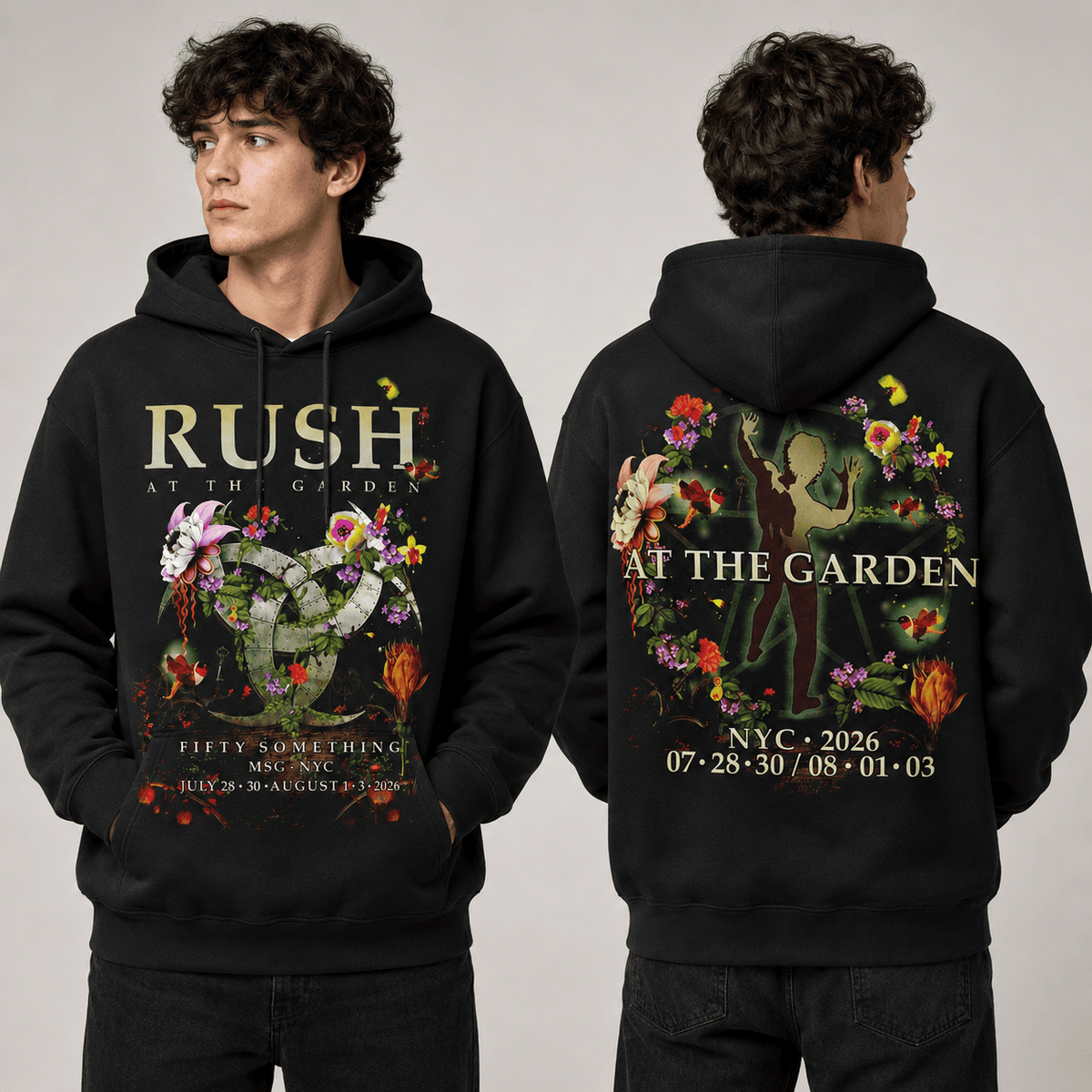 Rush Merch Madison Square Garden New York City 2026 Event T-Shirt Fifty Something Tour Shirt Fan Gift - Foxy23shop