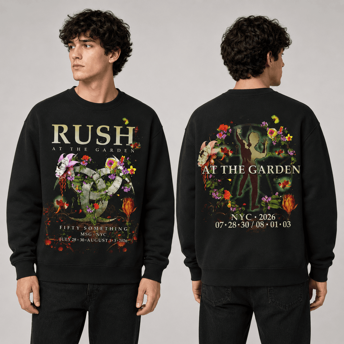 Rush Merch Madison Square Garden New York City 2026 Event T-Shirt Fifty Something Tour Shirt Fan Gift - Foxy23shop