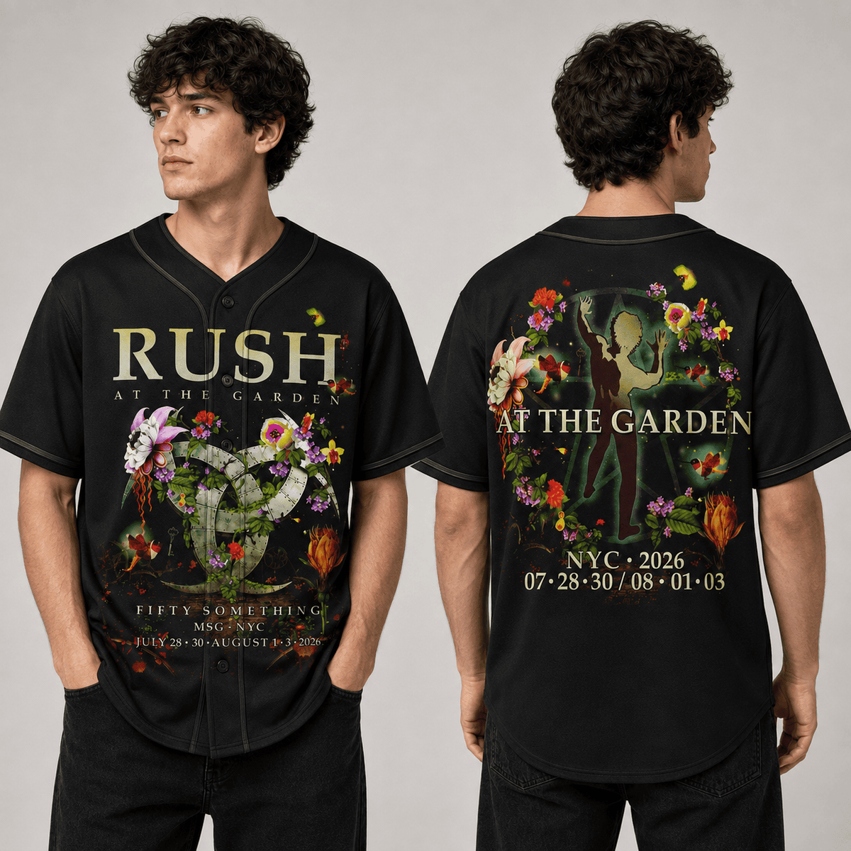 Rush Merch Madison Square Garden New York City 2026 Event T-Shirt Fifty Something Tour Shirt Fan Gift - Foxy23shop