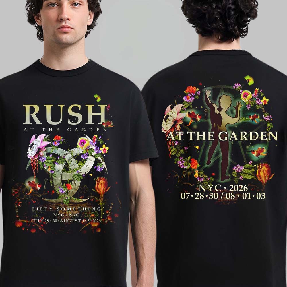 Rush Merch Madison Square Garden New York City 2026 Event T-Shirt Fifty Something Tour Shirt Fan Gift - Foxy23shop