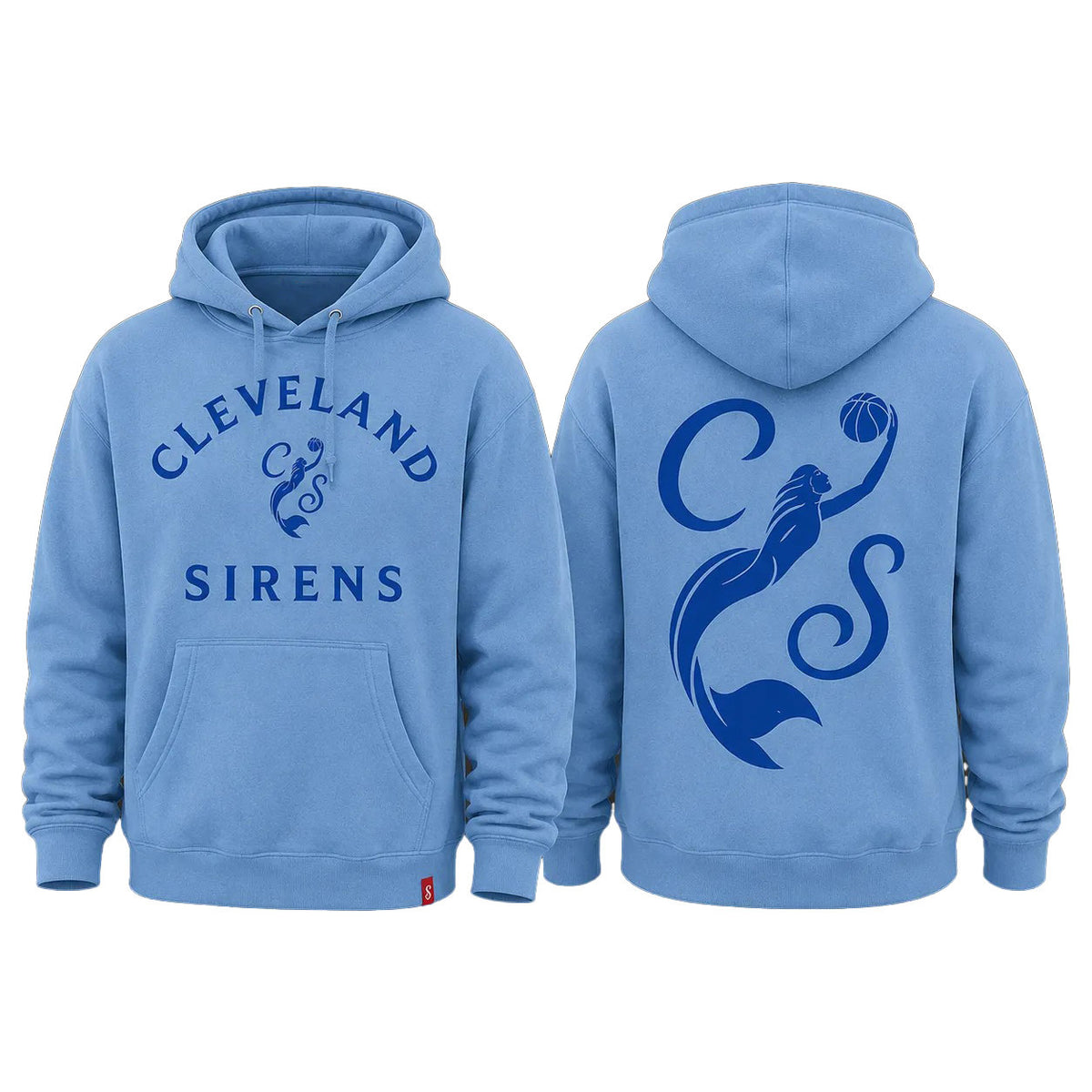 Cleveland Sirens Merch WNBA Team Hoodie Cleveland Sirens Hooded Sweatshirt Fans Gear - Foxy23shop