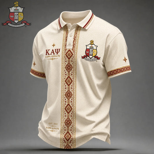 Kappa Alpha PSI Fraternity Polo Shirt KAPsi Clothing Unique Gift Ideas - Foxy23shop