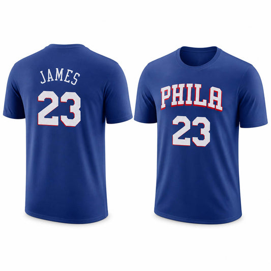 LeBron James Philadelphia 76ers Shirt Philadelphia 76ers Merch Basketball Fan Gears - Foxy23shop