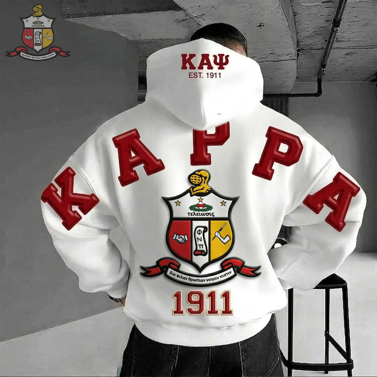 Kappa Alpha PSI Fraternity 1911 Hoodie KAPsi Apparel Gift Ideas For Sister - Foxy23shop