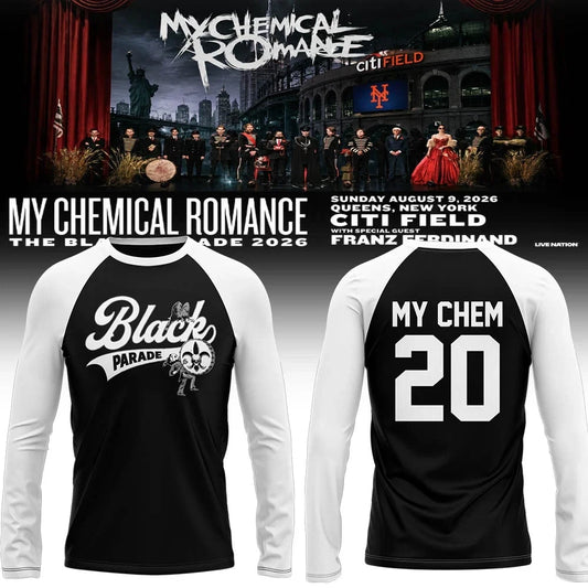 My Chemical Romance Merch The Black Parade 2026 Tour Long Sleeve Shirt Best Gifts For Rock Lovers - Foxy23shop