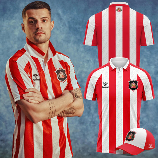 Sunderland AFC 2026 27 Home Kit Polo Shirt Sunderland AFC Merch Soccer Gears - Foxy23shop