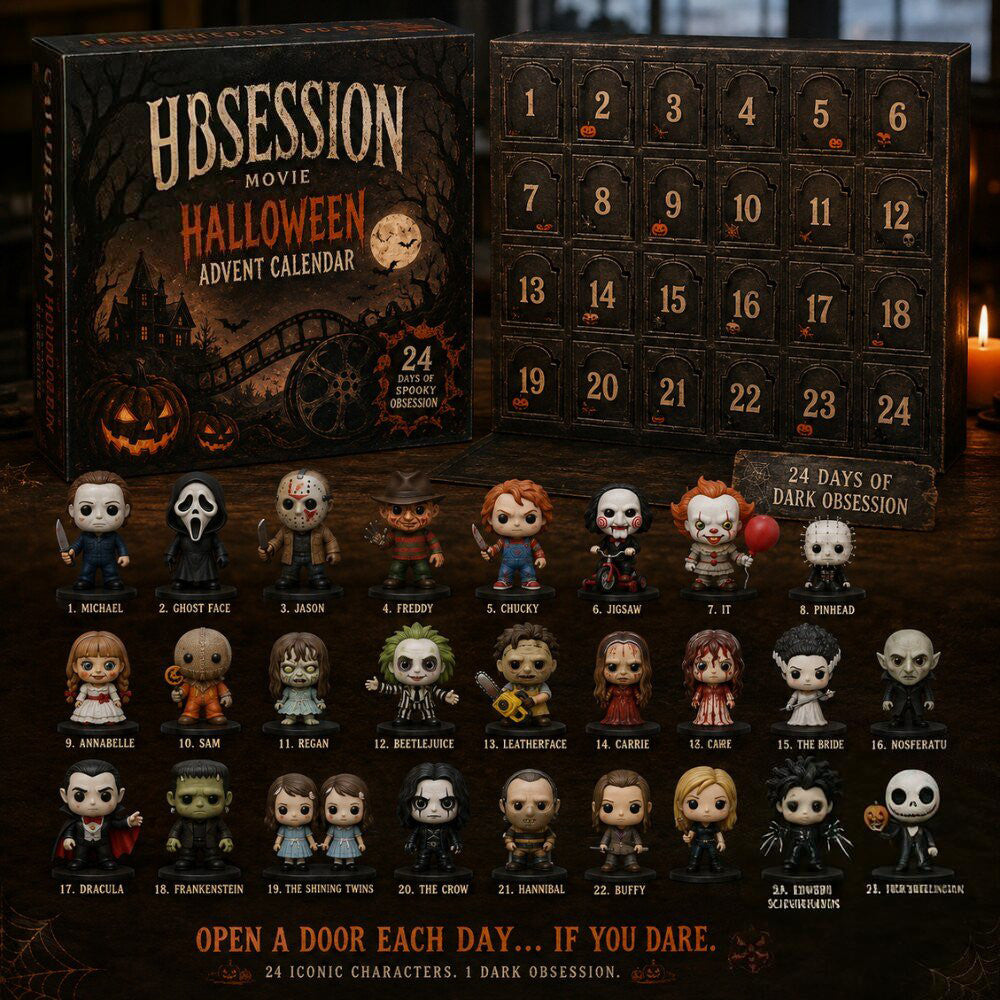 Obsession Horror Halloween Advent Calendar 24 Day Countdown Figures Best Gifts For Horror Lovers - Foxy23shop