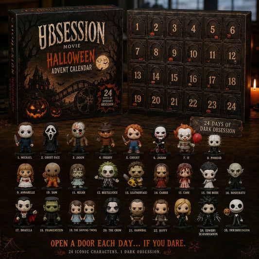 Obsession Horror Halloween Advent Calendar 24 Day Countdown Figures Best Gifts For Horror Lovers - Foxy23shop