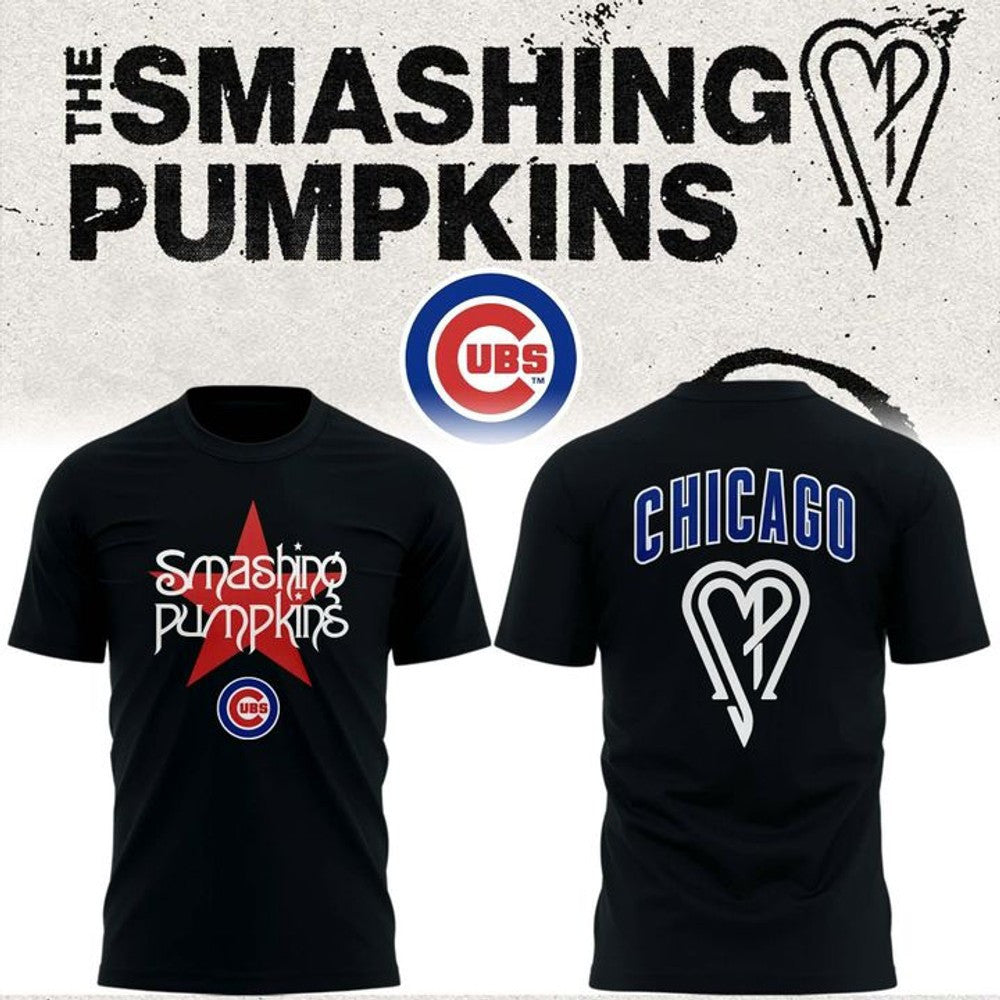 Chicago Cubs X The Smashing Pumpkins 2026 T-Shirt Chicago Cubs Merch Best Fan Gears - Foxy23shop