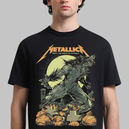Metallica 2026 Halloween X Wolfskulljack The Werewolf Shirt Metallica Concert Outfits Best Fan Gifts - Foxy23shop