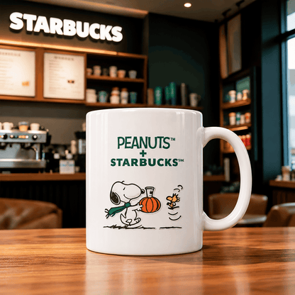 Starbucks X Peanuts Snoopy Tote Bag Snoopy Accessories Best Gifts For Fans - Foxy23shop