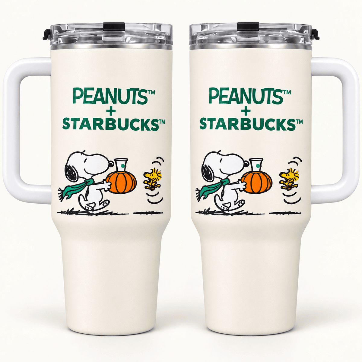 Starbucks Peanuts Merch 2026 Snoopy Pumpkin Fall Tumbler Present Idea For Snoopy Lover - Foxy23shop