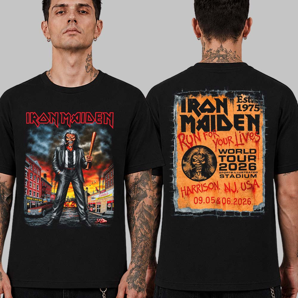 Iron Maiden Harrison NJ 2026 Event Live T-Shirt Guns N Roses Apparel Gifts For Rock Fans - Foxy23shop