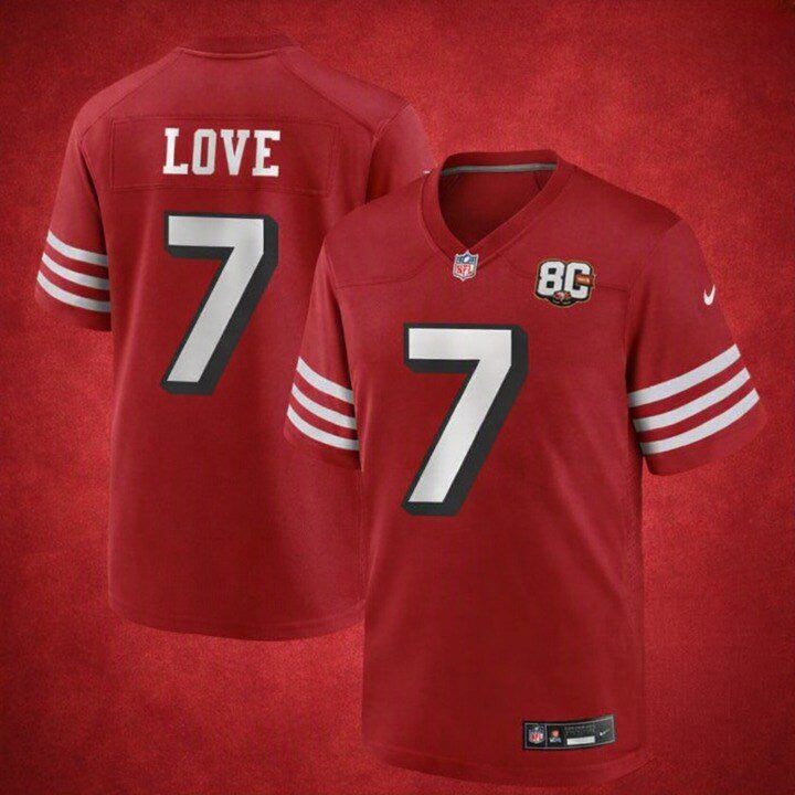San Francisco 49ers NFL Daejon Love Jersey Shirt San Francisco 49ers Gears Gifts For Brothers - Foxy23shop