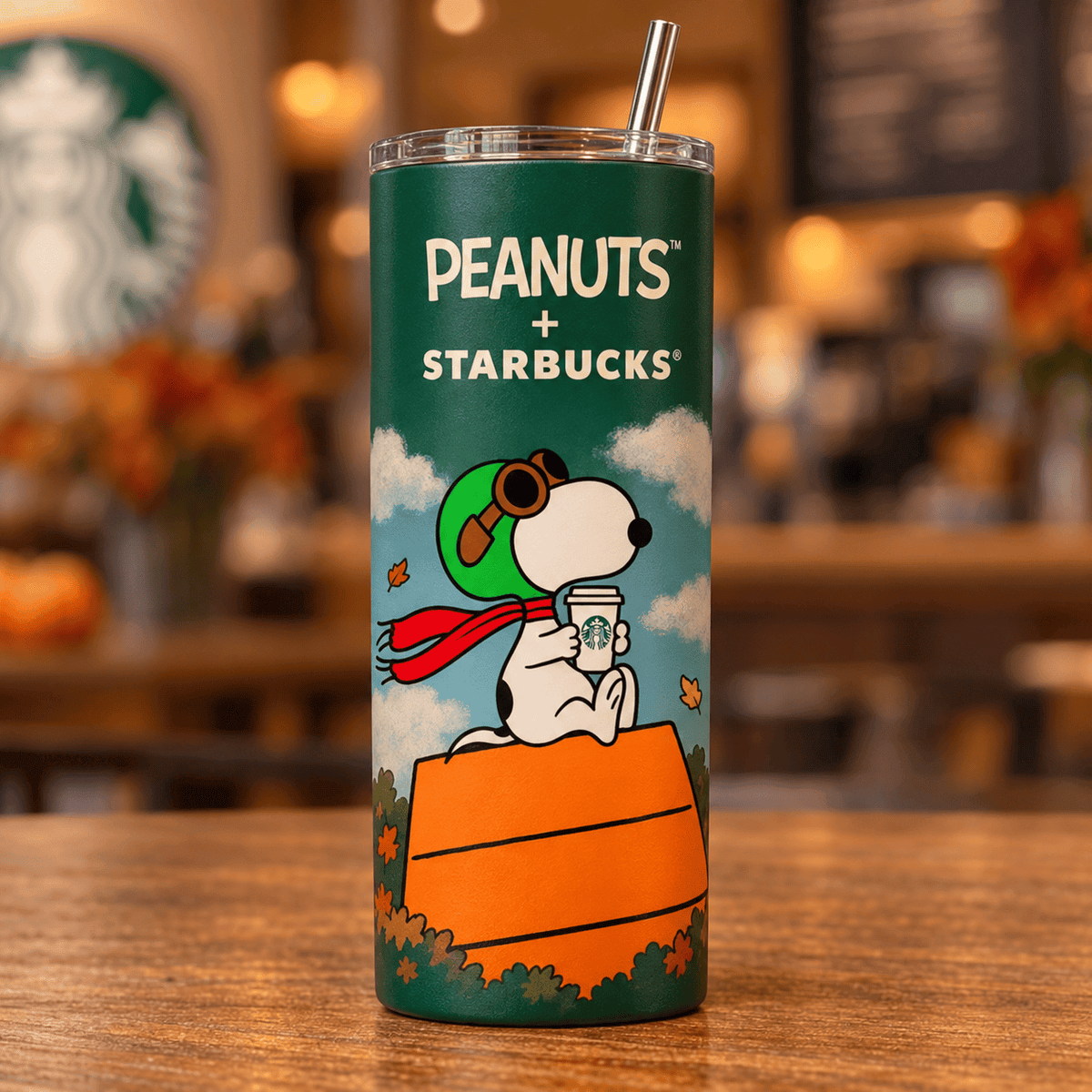 Starbucks Peanuts Merch 2026 Snoopy Fall Tumbler Snoopy Merch Unique Gifts For Cartoon Lovers - Foxy23shop
