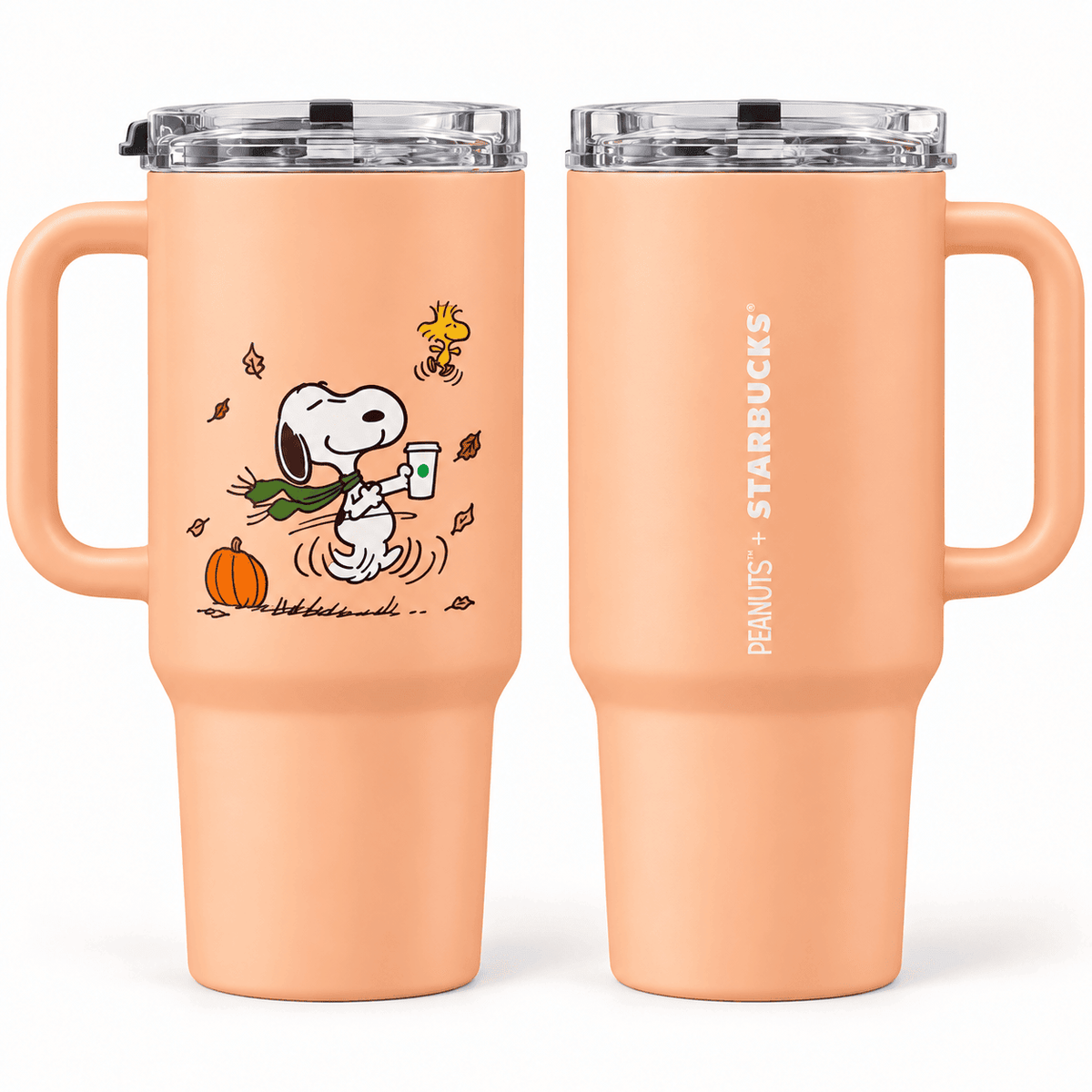 Starbucks X Peanuts Snoopy Autumn Tumbler Snoopy Merch Cute Gifts For Sister - Foxy23shop