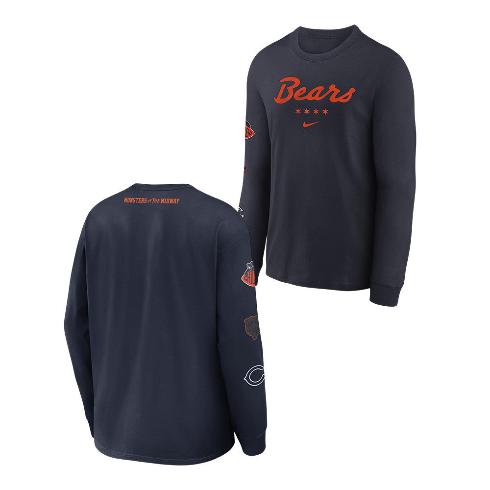 NFL Rivalries 2026 Merch Chicago Beats Long Sleeve Shirt Chicago Bears Clothing - Foxy23shop