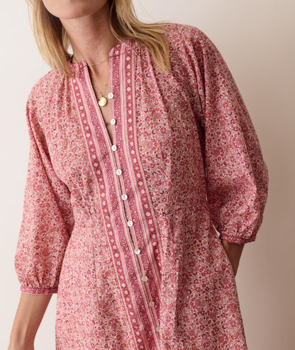 Maxi dress on a hanger in store