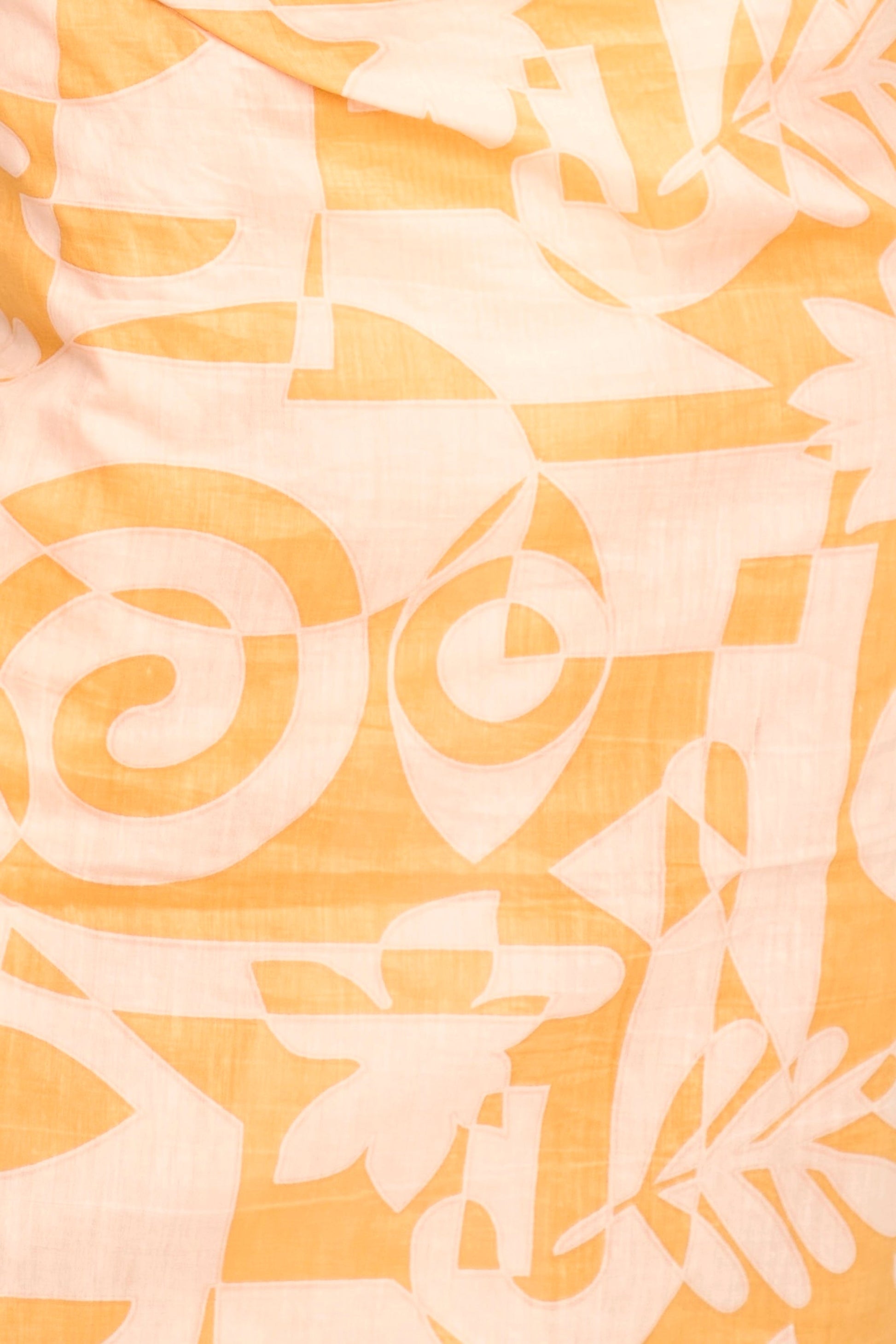 Cotton maxi dress on a hanger in store