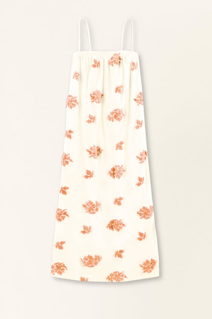 Terry maxi dress on a hanger in store