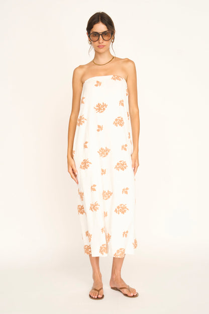 Terry maxi dress on a hanger in store