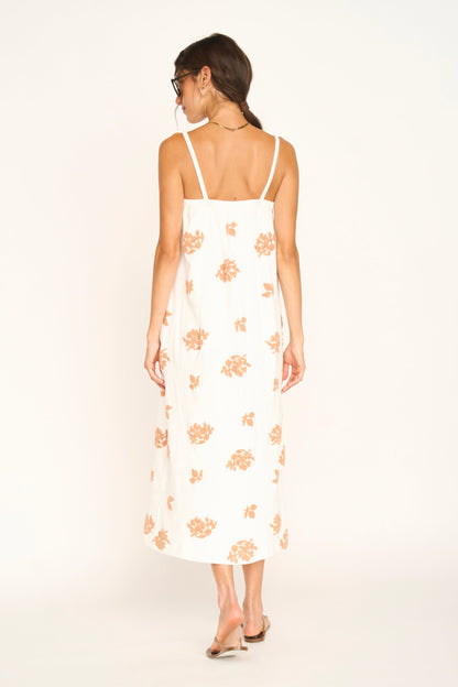 Terry maxi dress on a hanger in store